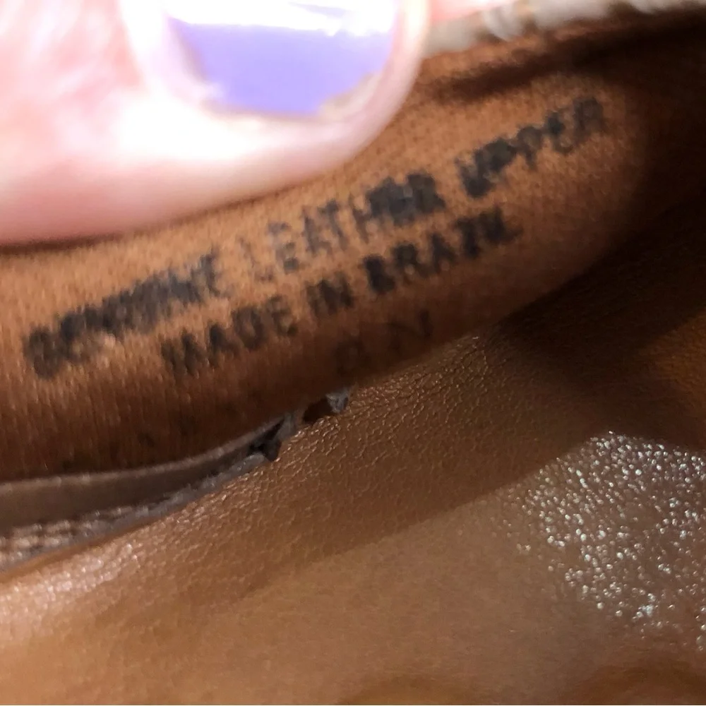 Walking Cradles “Sophia” Gold/Beige Pump Heel Size 8N - Picture 6 of 10